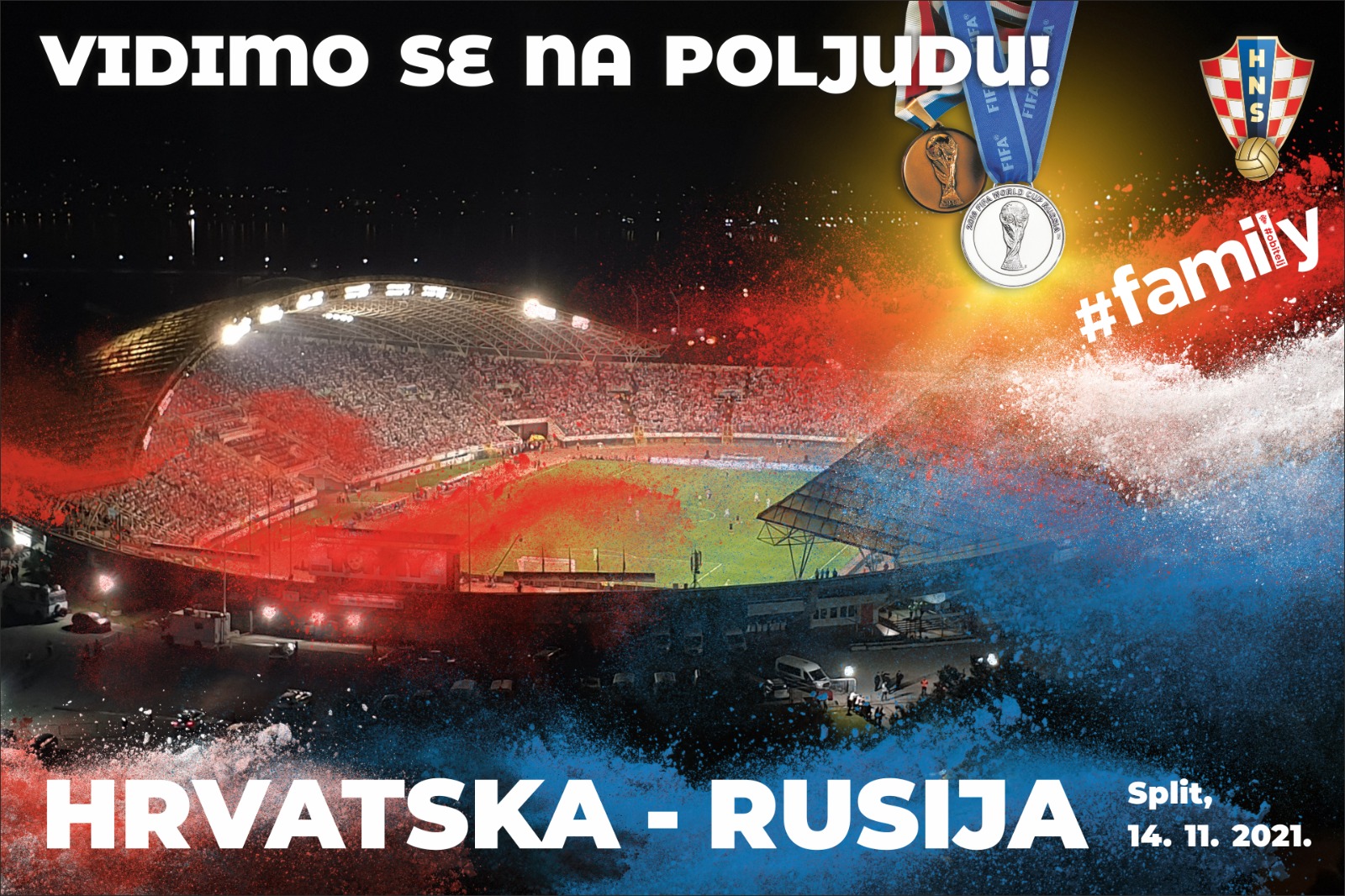 Hrvatska Rusija na Poljudu